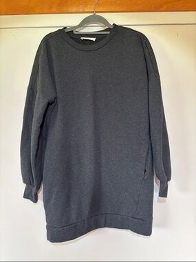 Zenana Black Tunic Sweatshirt Small